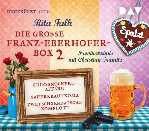 Buchcover und Innenansicht für das Buch: Die große Franz-Eberhofer-Box 2