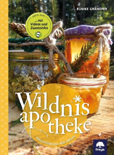 Buchcover und Innenansicht für das Buch: Wildnisapotheke