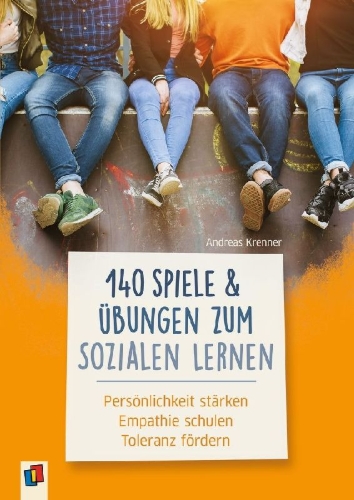 Buchcover und Innenansicht für das Buch: 140 Spiele und Übungen zum Sozialen Lernen