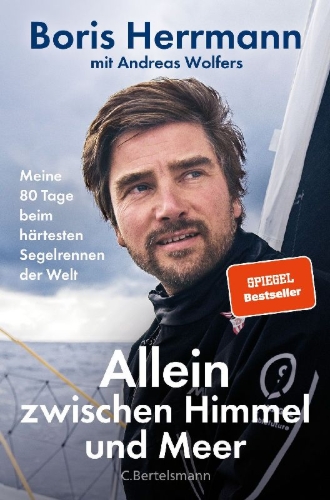 Buchcover und Innenansicht für das Buch: Allein zwischen Himmel und Meer