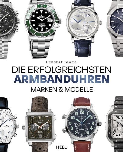 Buchcover und Innenansicht für das Buch: Die erfolgreichsten Armbanduhren