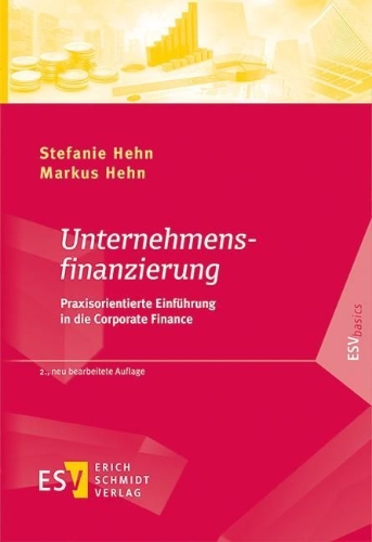 Buchcover und Innenansicht für das Buch: Unternehmensfinanzierung