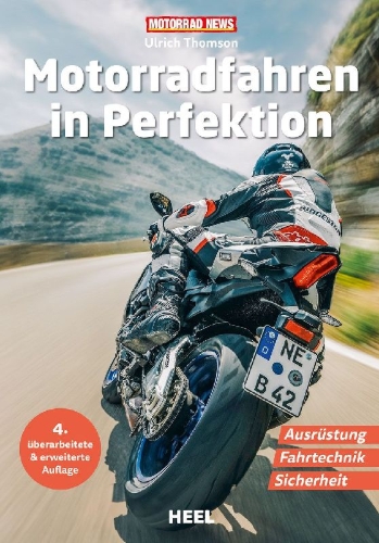 Buchcover und Innenansicht für das Buch: Motorradfahren in Perfektion