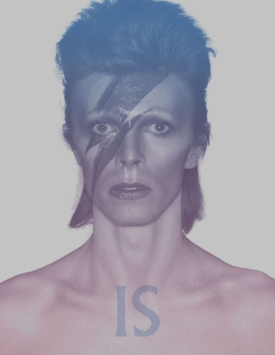 Buchcover und Innenansicht für das Buch: David Bowie Is