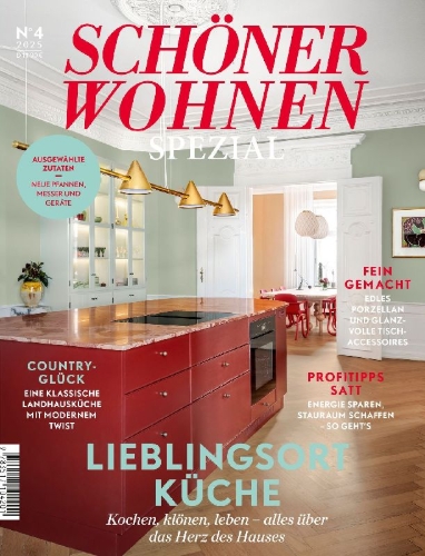 Buchcover und Innenansicht für das Buch: Schöner Wohnen Spezial Nr.4/2025