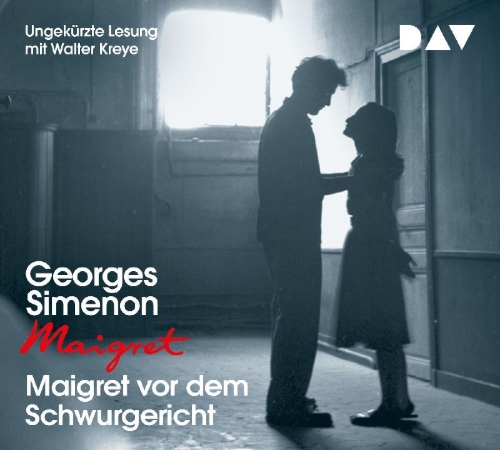 Buchcover und Innenansicht für das Buch: Maigret vor dem Schwurgericht