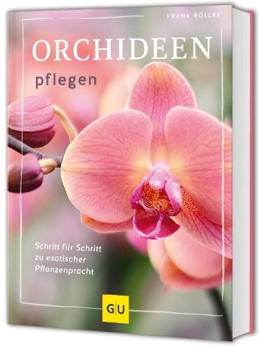 Buchcover und Innenansicht für das Buch: Orchideen pflegen