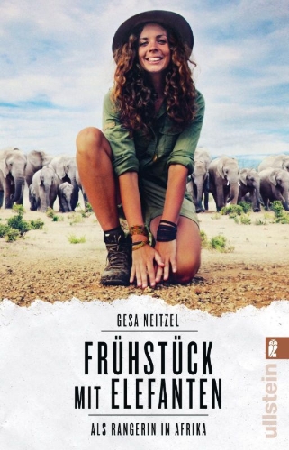 Buchcover und Innenansicht für das Buch: Frühstück mit Elefanten