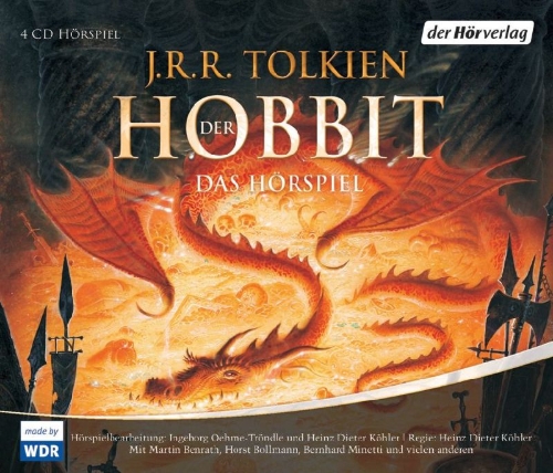 Buchcover und Innenansicht für das Buch: Der Hobbit. Sonderausgabe. 4 CDs