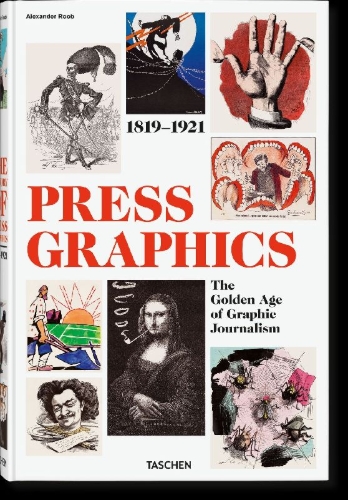 Buchcover und Innenansicht für das Buch: History of Press Graphics. 1819-1921