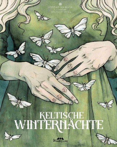 Buchcover und Innenansicht für das Buch: Keltische Winternächte