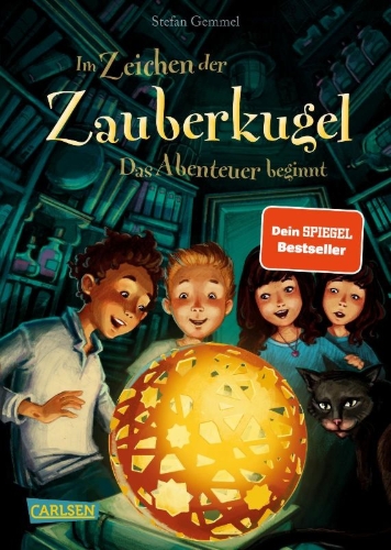 Buchcover und Innenansicht für das Buch: Im Zeichen der Zauberkugel 01: Das Abenteuer beginnt