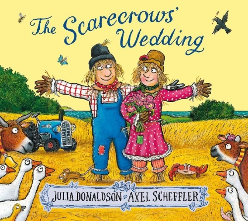 Buchcover und Innenansicht für das Buch: The Scarecrows' Wedding