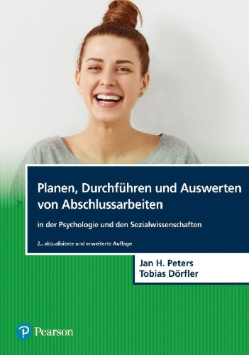 Buchcover und Innenansicht für das Buch: Planen, Durchführen und Auswerten von Abschlussarbeiten in der Psychologie und den Sozialwissenschaften