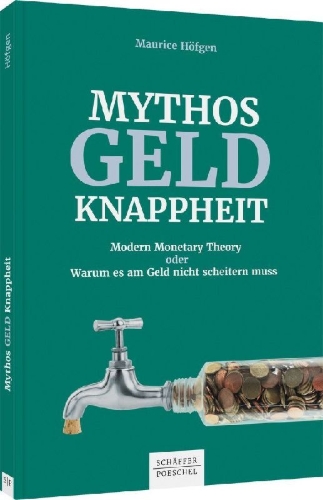 Buchcover und Innenansicht für das Buch: Mythos Geldknappheit