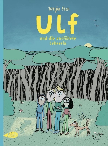 Buchcover und Innenansicht für das Buch: Ulf und die entführte Lehrerin