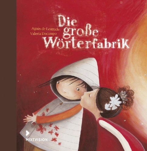 Buchcover und Innenansicht für das Buch: Die große Wörterfabrik