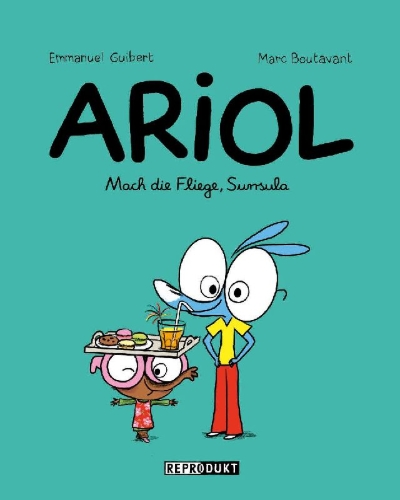 Buchcover und Innenansicht für das Buch: Ariol 5 - Mach die Fliege, Surrsula