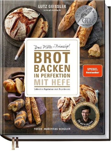 Buchcover und Innenansicht für das Buch: Brot backen in Perfektion mit Hefe