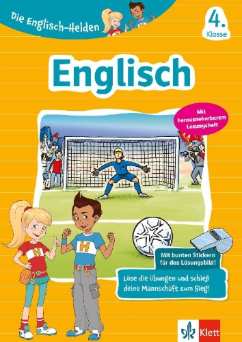 Buchcover und Innenansicht für das Buch: Die Englisch-Helden 4. Klasse