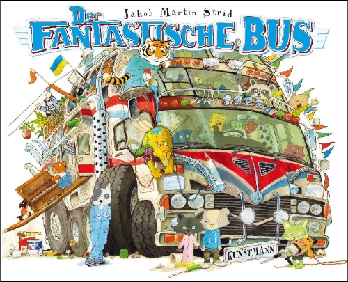 Buchcover und Innenansicht für das Buch: Den Fantastiske Bus