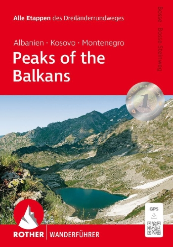 Buchcover und Innenansicht für das Buch: Peaks of the Balkans: Albanien, Kosovo und Montenegro