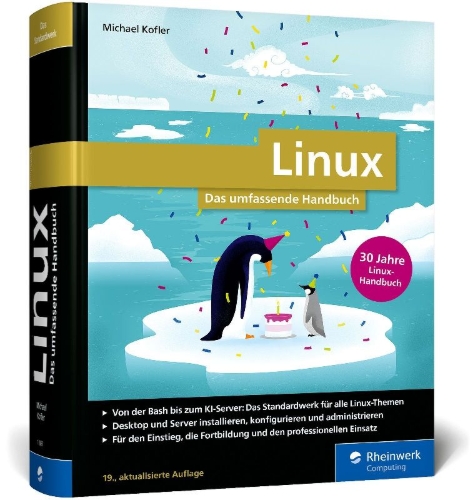 Buchcover und Innenansicht für das Buch: Linux