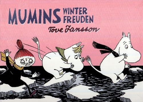 Buchcover und Innenansicht für das Buch: Mumins Winterfreuden