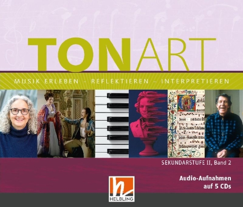 Buchcover und Innenansicht für das Buch: TONART Sek II (Ausgabe 2023) Audio-Aufnahmen 2