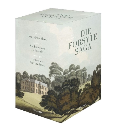 Buchcover und Innenansicht für das Buch: Die Forsyte Saga