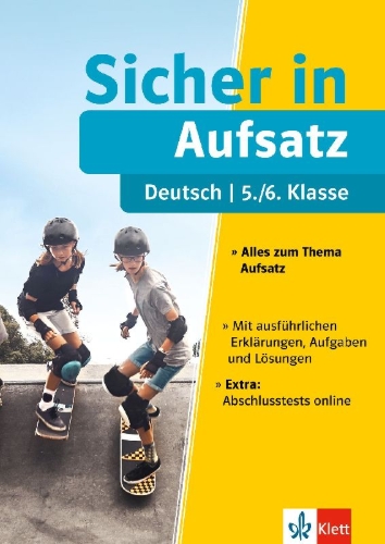 Buchcover und Innenansicht für das Buch: Sicher in Deutsch Aufsatz 5./6. Klasse
