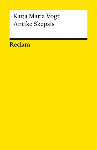 Buchcover und Innenansicht für das Buch: Antike Skepsis