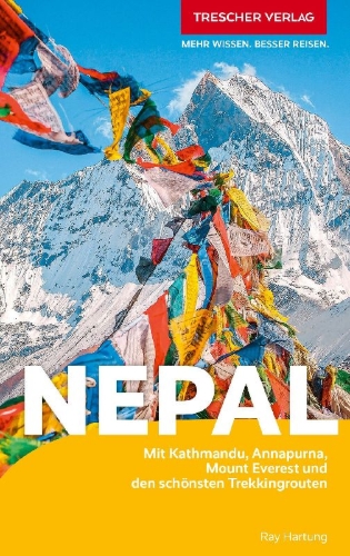 Buchcover und Innenansicht für das Buch: TRESCHER Reiseführer Nepal