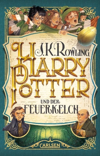Buchcover und Innenansicht für das Buch: Harry Potter and the Goblet of Fire