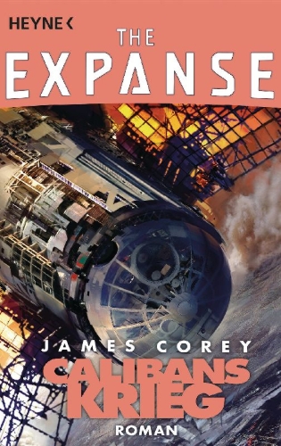 Buchcover und Innenansicht für das Buch: Caliban's War - The Expanse Series Book 2