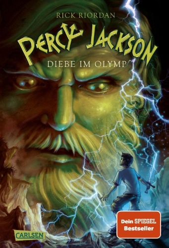 Buchcover und Innenansicht für das Buch: The lightning thief