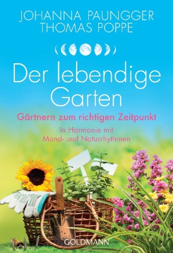 Buchcover und Innenansicht für das Buch: Der lebendige Garten