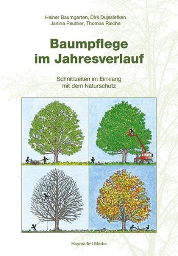 Buchcover und Innenansicht für das Buch: Baumpflege im Jahresverlauf