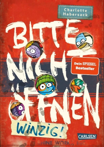 Buchcover und Innenansicht für das Buch: Bitte nicht öffnen 7: Winzig!