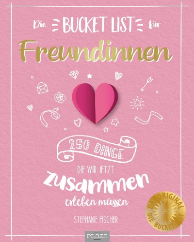 Buchcover und Innenansicht für das Buch: Die Bucket List für Freundinnen