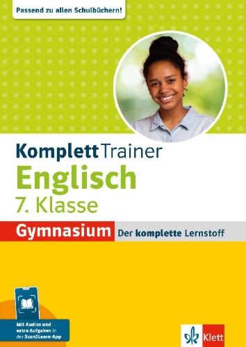 Buchcover und Innenansicht für das Buch: KomplettTrainer Gymnasium Englisch 7. Klasse