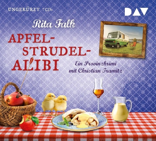 Buchcover und Innenansicht für das Buch: Apfelstrudel-Alibi