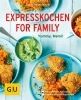 Buchcover und Innenansicht für das Buch: Expresskochen for Family