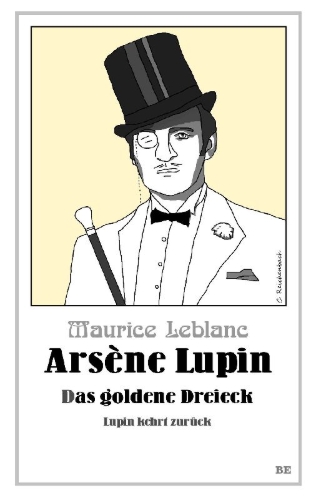 Buchcover und Innenansicht für das Buch: Le Triangle d'or