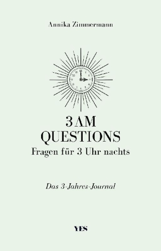 Buchcover und Innenansicht für das Buch: 3 AM Questions - Fragen für 3 Uhr nachts