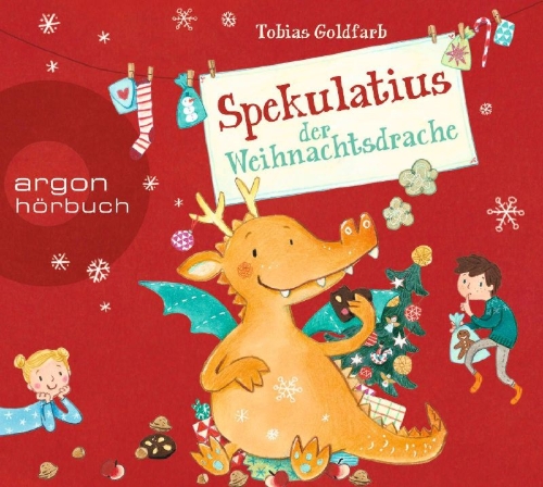 Buchcover und Innenansicht für das Buch: Spekulatius der Weihnachtsdrache - Ein Adventsbuch in 24 Kapiteln
