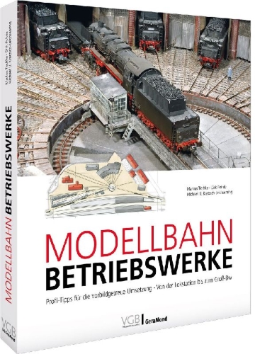 Buchcover und Innenansicht für das Buch: Modellbahn-Betriebswerke