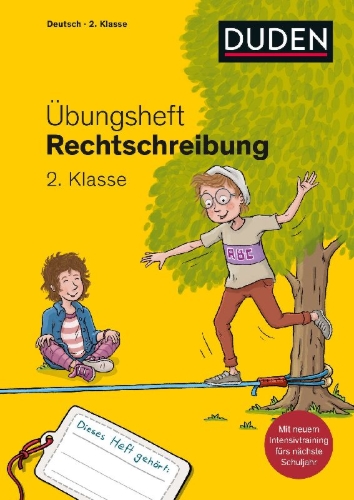 Buchcover und Innenansicht für das Buch: Übungsheft - Rechtschreibung 2.Klasse