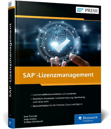 Buchcover und Innenansicht für das Buch: SAP-Lizenzmanagement