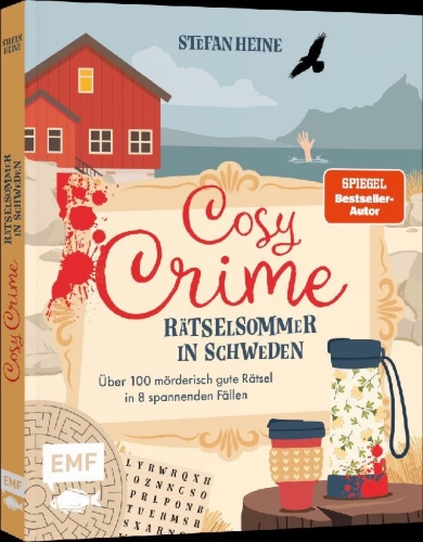 Buchcover und Innenansicht für das Buch: Cosy Crime - Ein Rätselsommer in Schweden